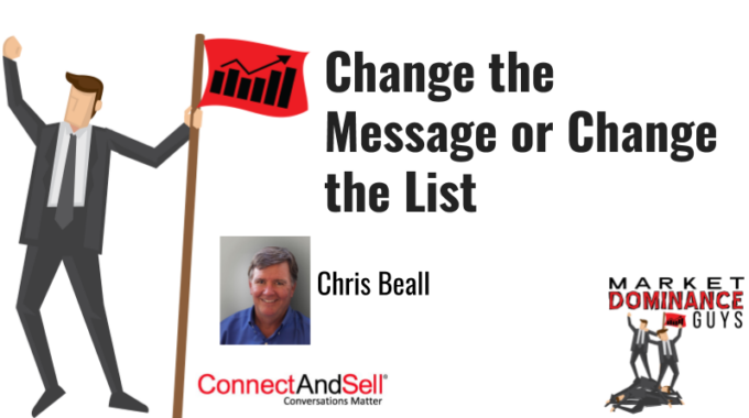 Change The Message Or Change The List